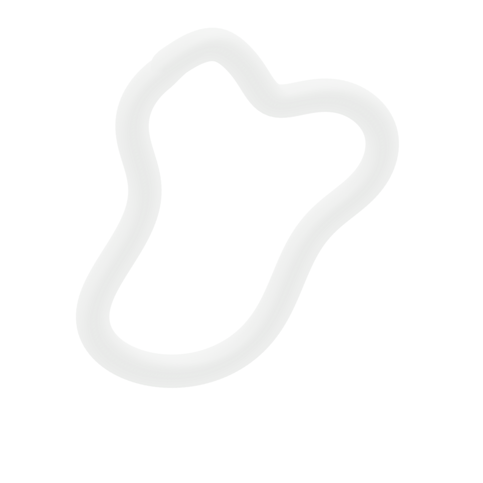 3d line blob shape png