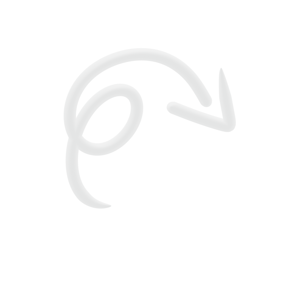 Arrow 3D Line png