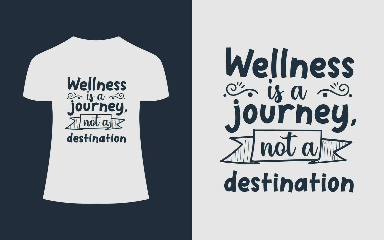 Wellness awareness t-shirt design vector