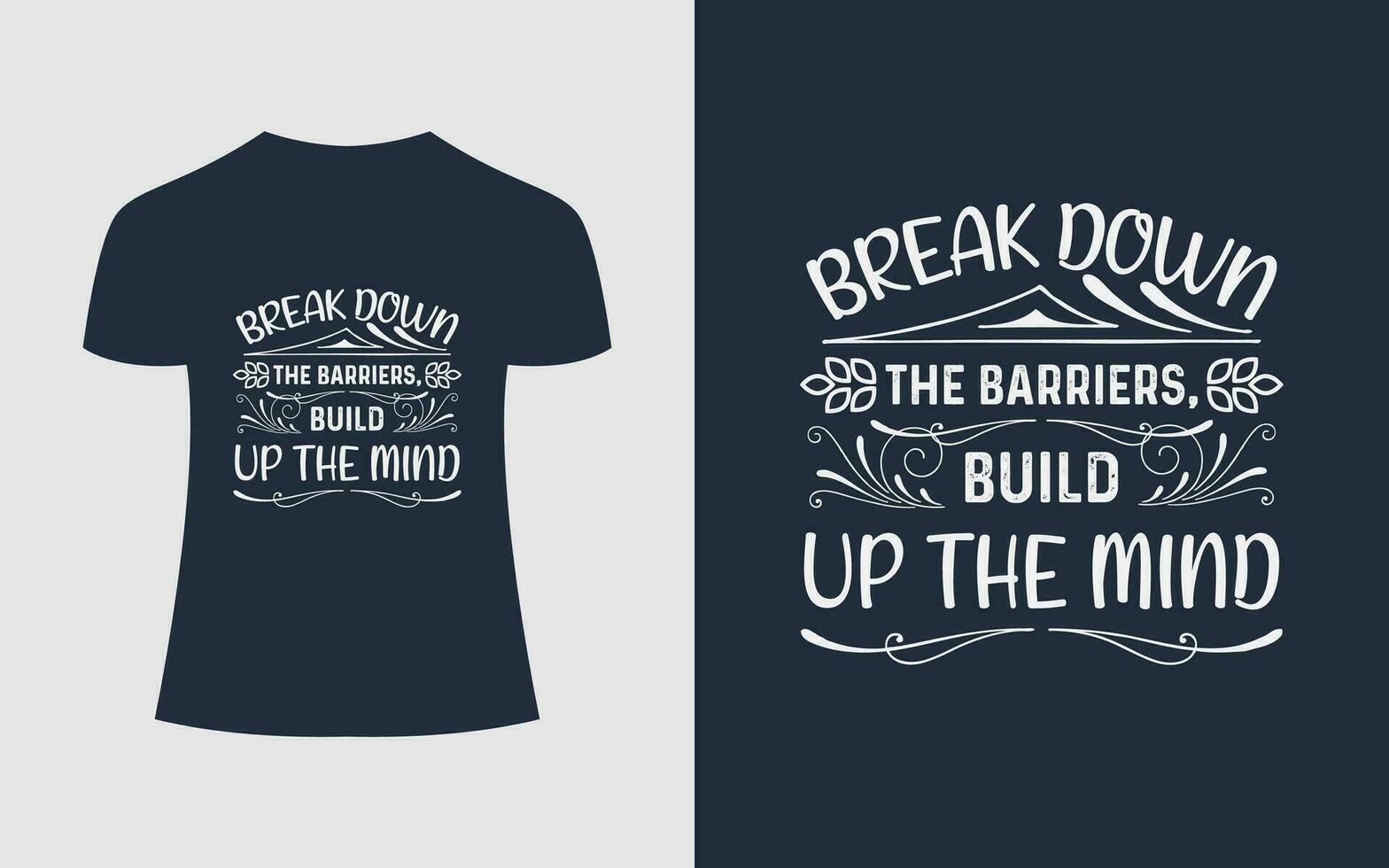 Wellness awareness t-shirt design template vector