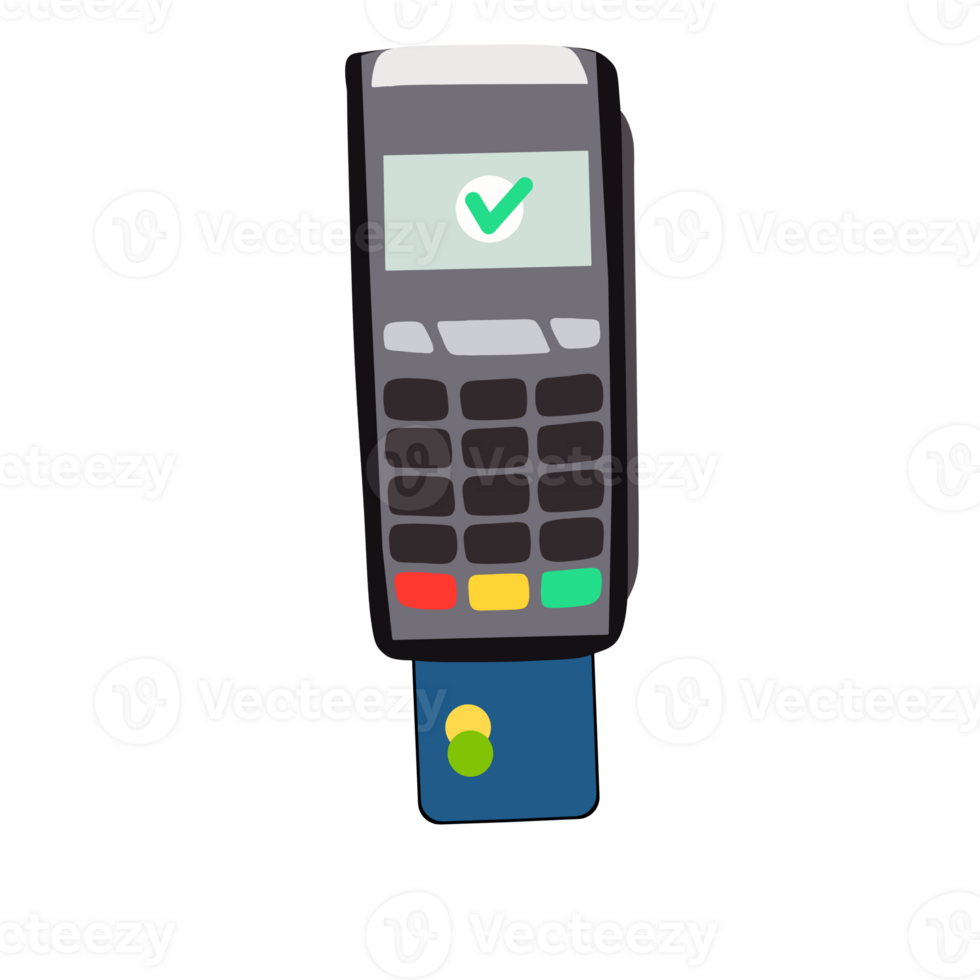 Credit card machine scanner png
