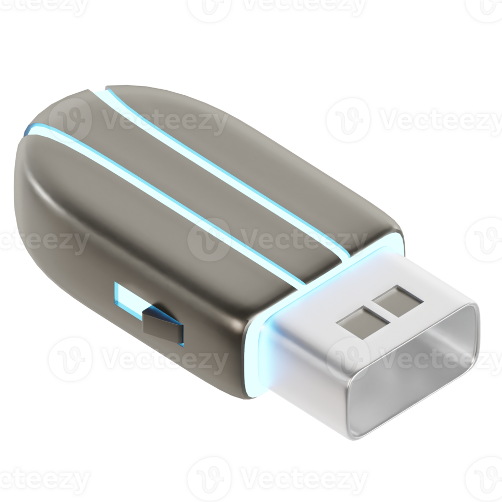 3d ícone Pen drive para seu projeto png