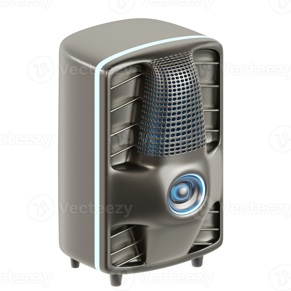 3d icon speaker music project png