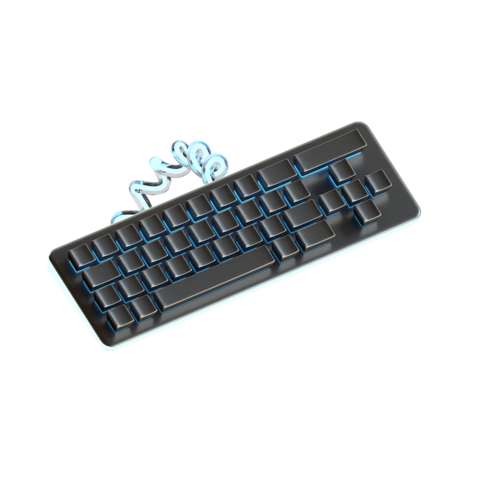3d icon keyboard for your project png