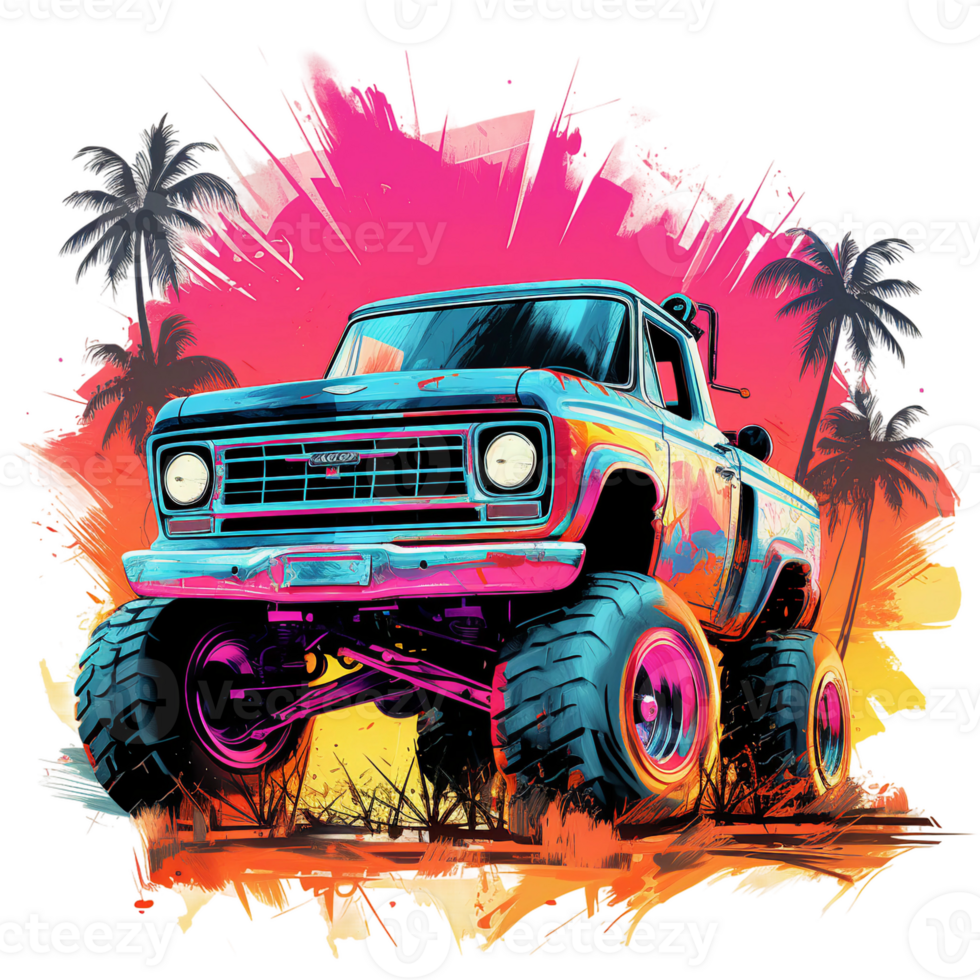 Cartoon Monster Truck. Available Separated By Groups And Layers With  Transparency Effects For One-click Repaint Royalty Free SVG, Cliparts,  Vectors, and Stock Illustration. Image 45363647.
