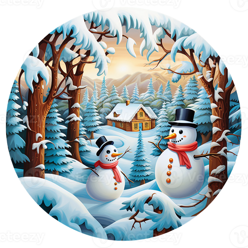 Christmas Snow Animated GIF 600x600 by DP Animation Maker