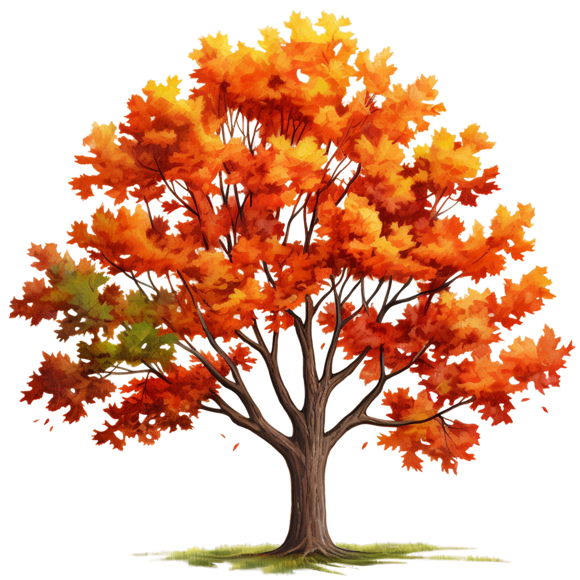 oak tree autumn