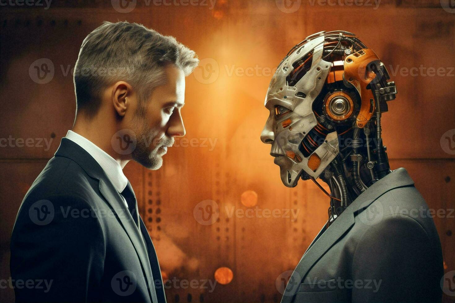 Work cyborg technology science digital computer hand artificial people mind intelligence futuristic business robotic photo