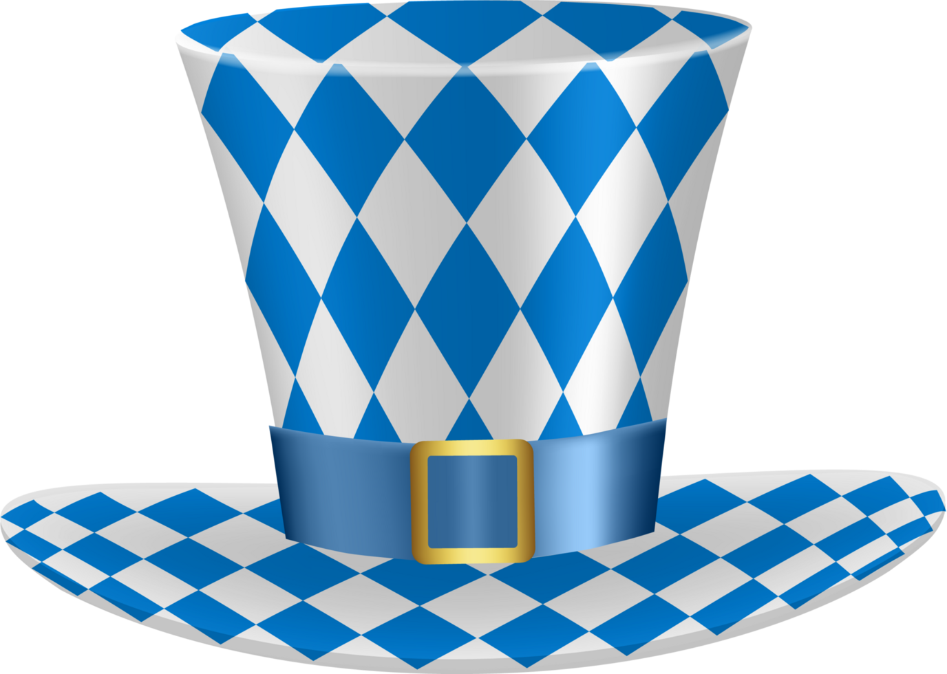 oktoberfest hat with munich flag colors png