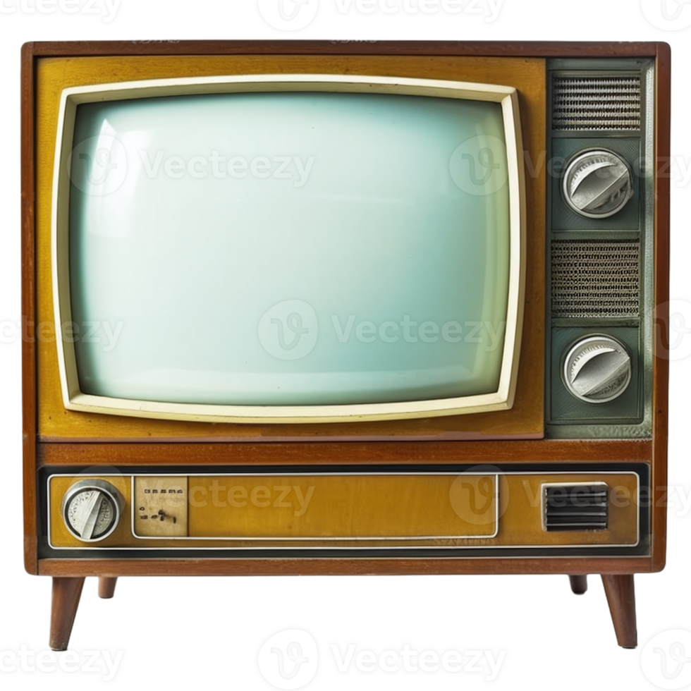 velho vintage televisão png