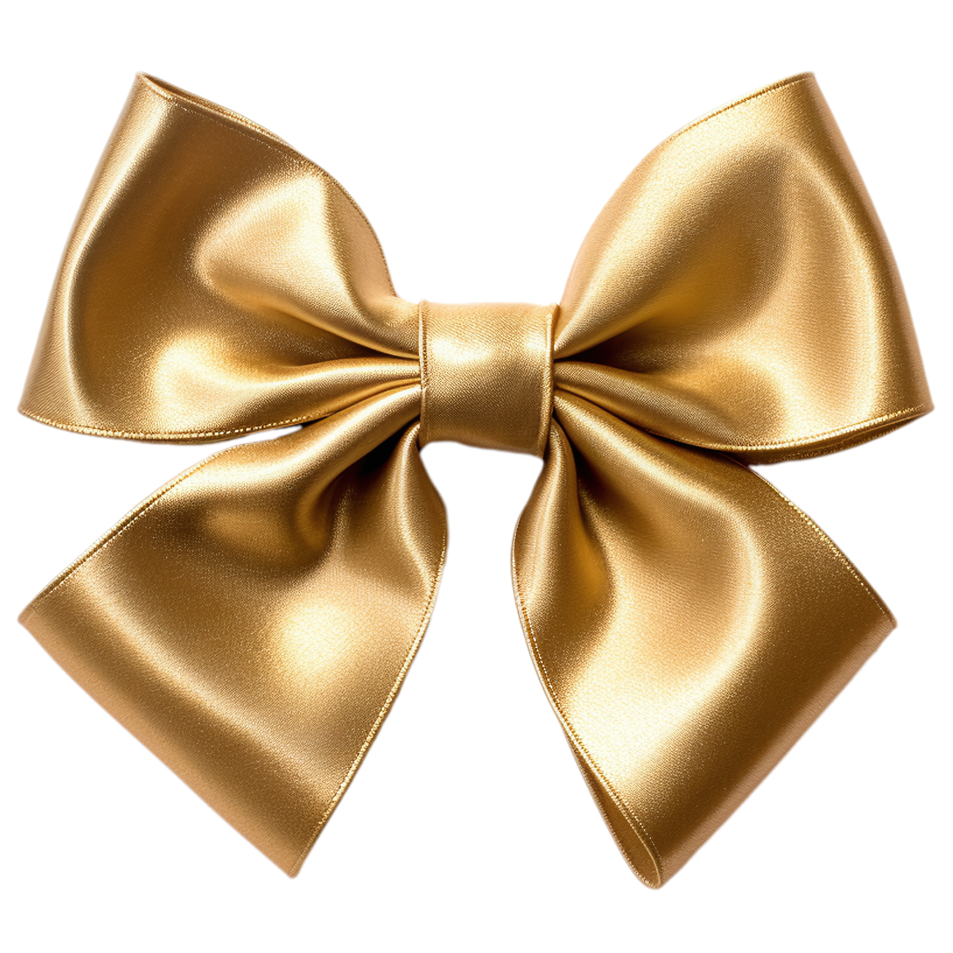 Gold bow isolated on transparent background 27243464 PNG