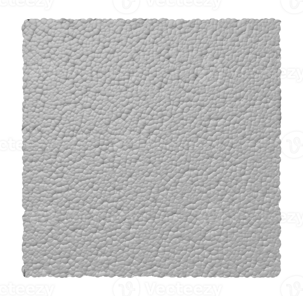 Polystyrene foam sheets . 3D illustration png