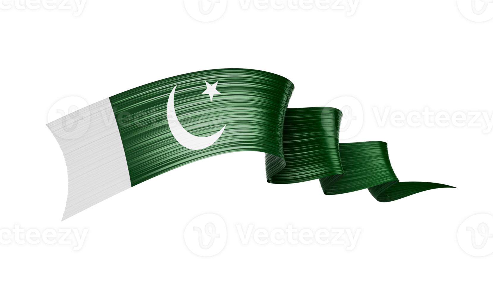 3d Flag Of Pakistan 3d Shiny Waving Pakistani Flag Ribbon , 3d Illustration png