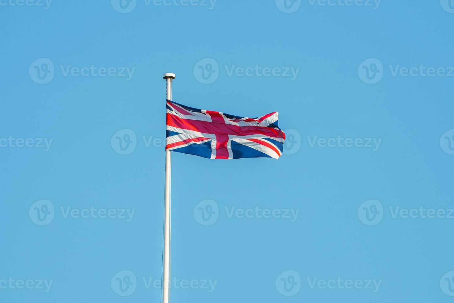 UK flag with Big Ben and House of Parliament in the background photo