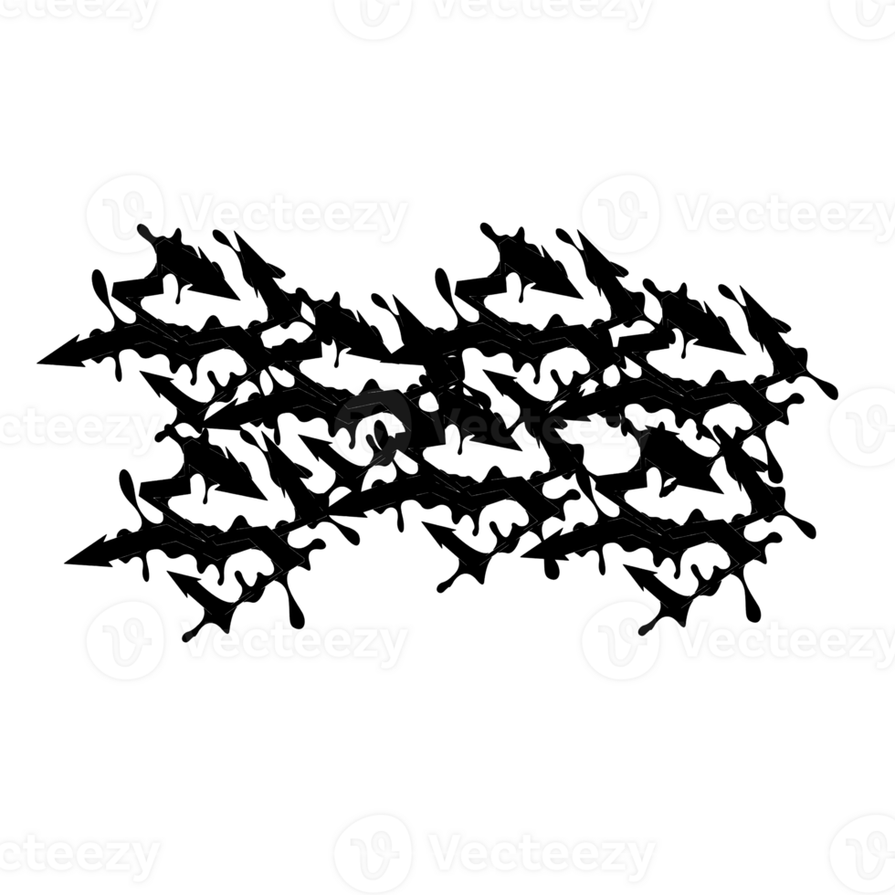 Abstract black arrows. Motion effect overlay. Shape and shapes. Graphic resource and backdrop. png
