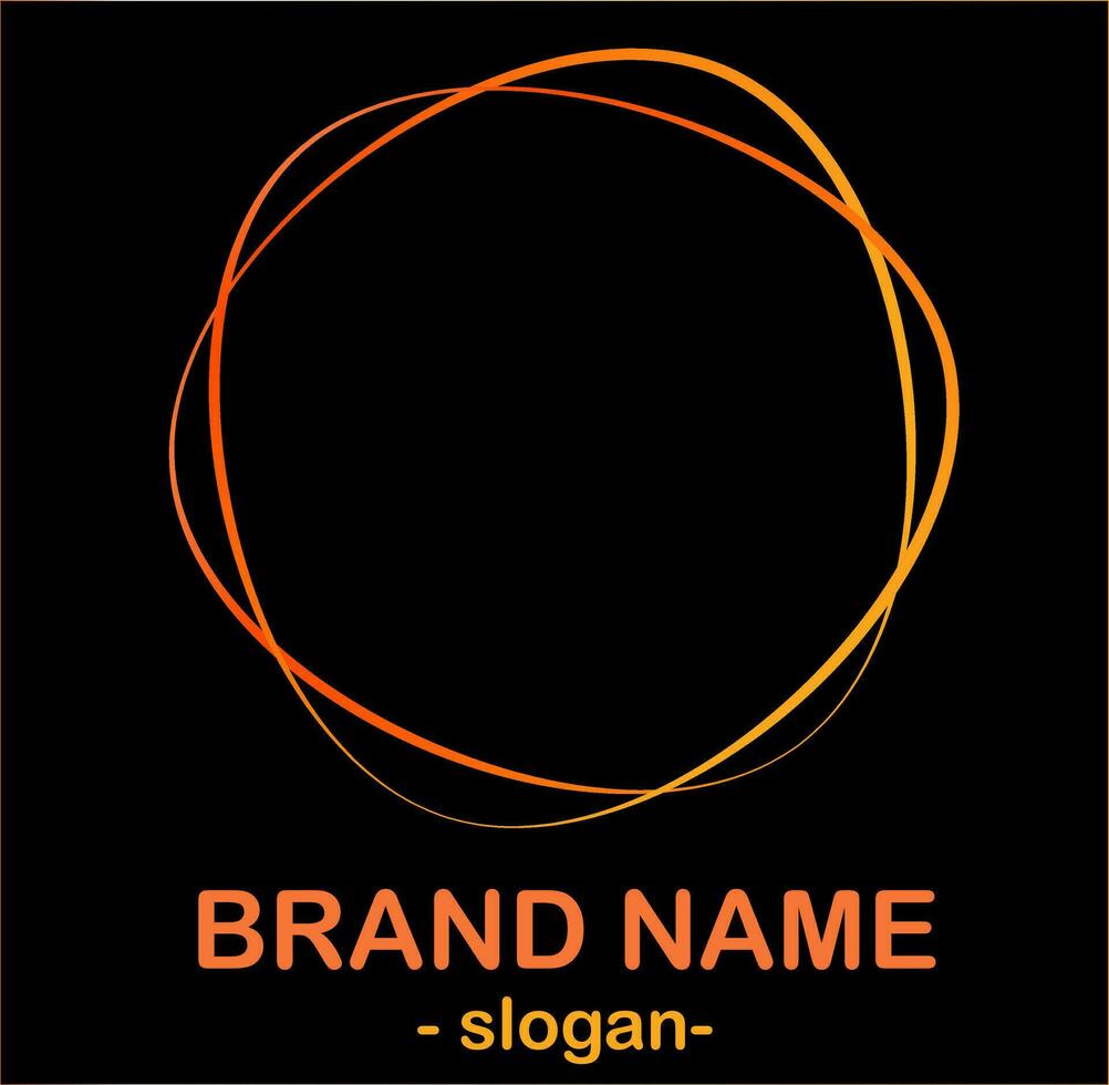 Colored logo idea, creative logotype concept template, business logo shape vector illustration