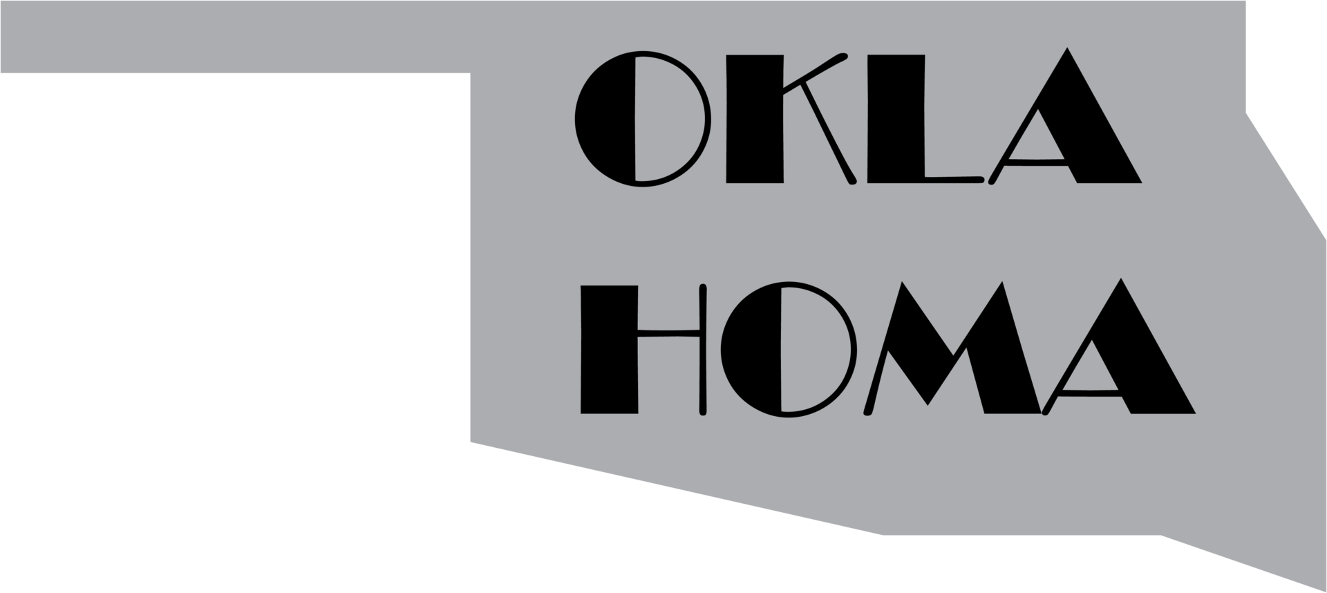 outline drawing of oklahoma state map. 27244840 PNG