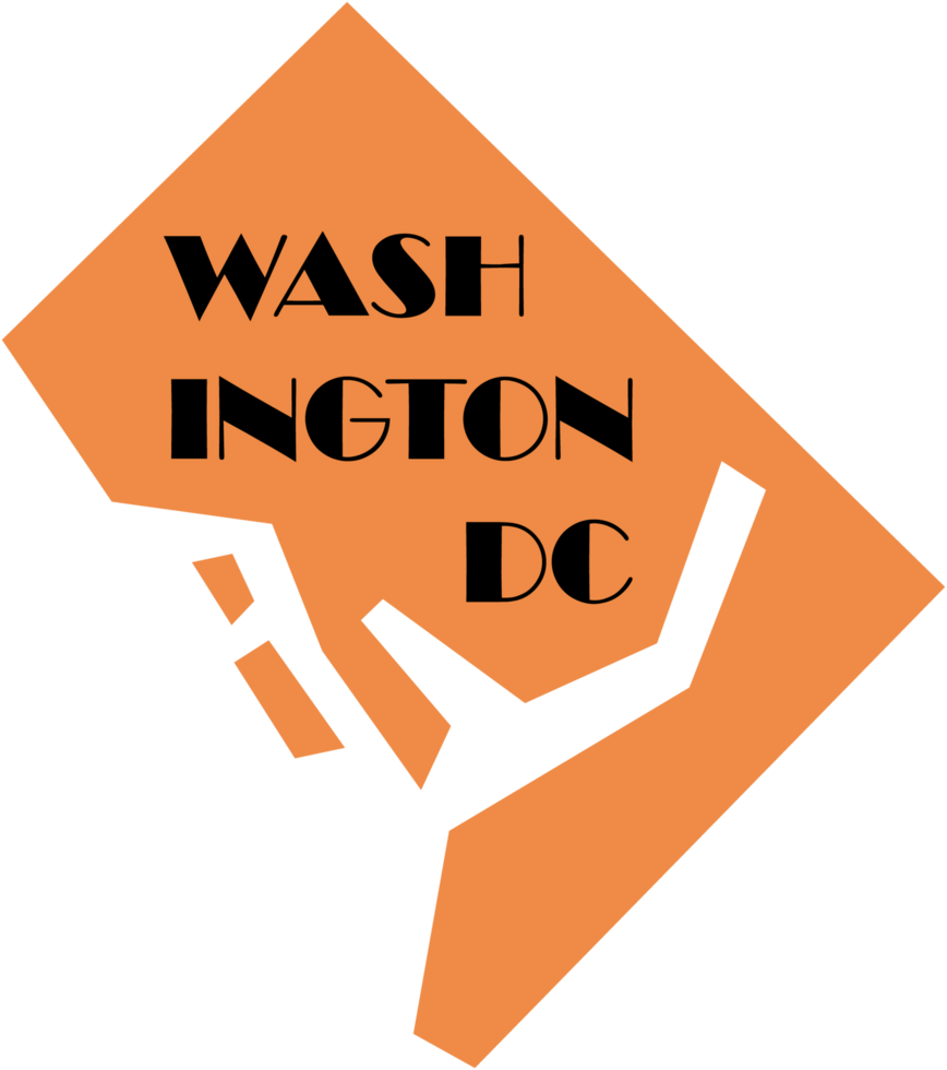 outline drawing of washington dc state map. png