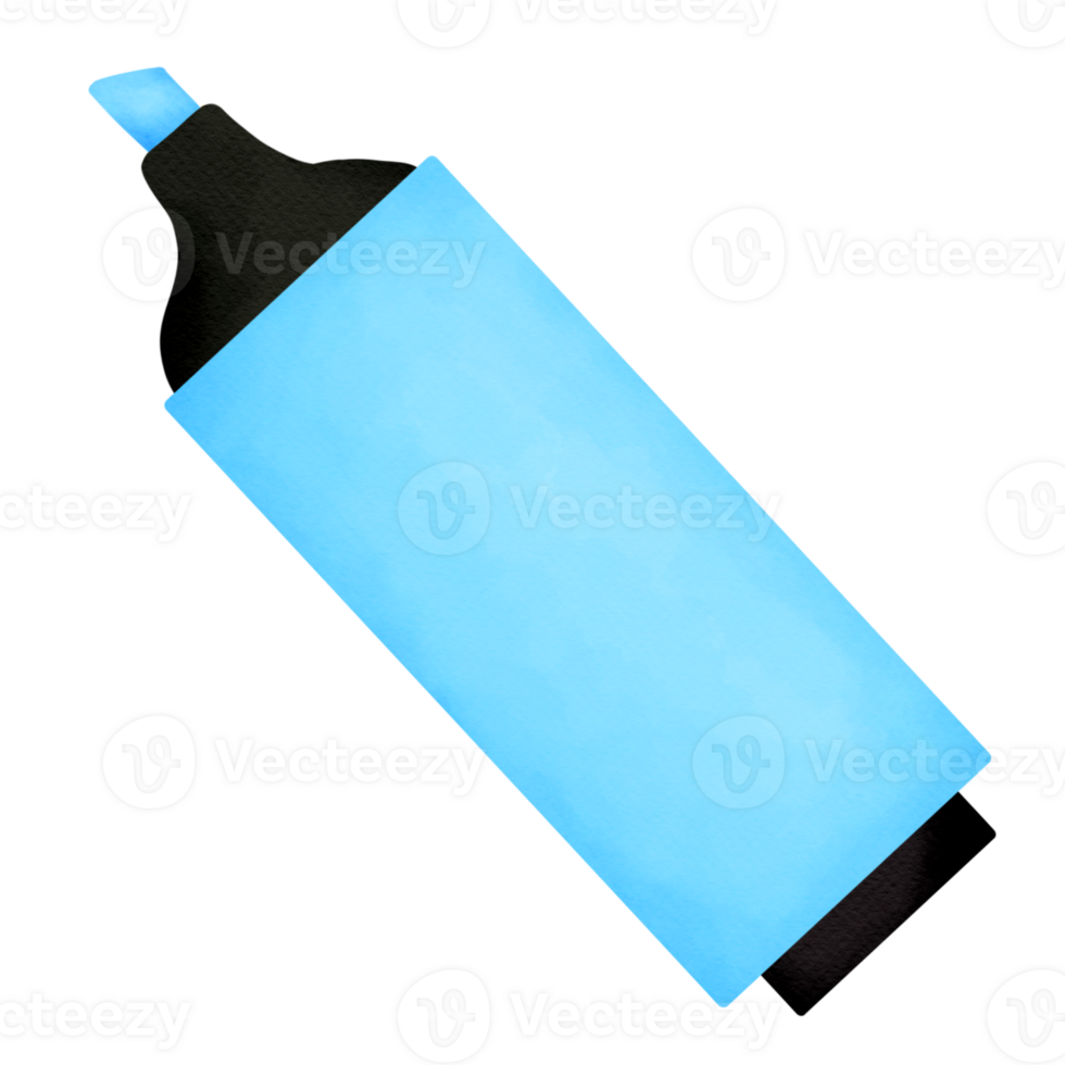 Marker highlight blue png