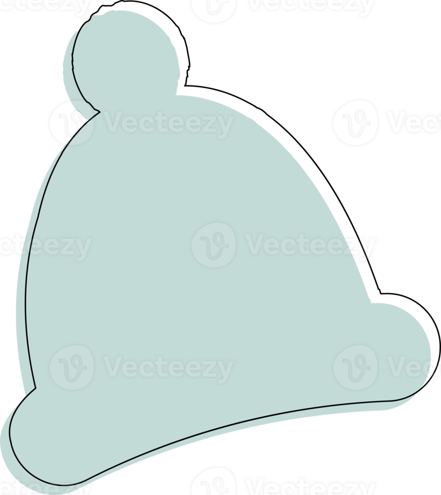 Cap clothing for decoration and design. png