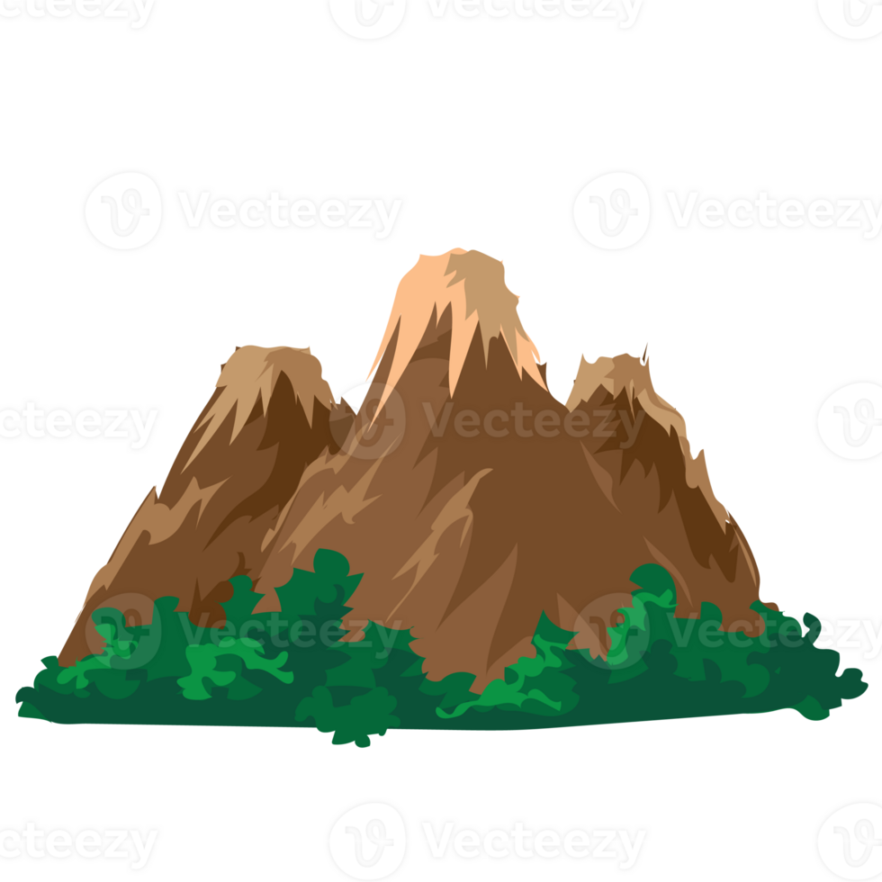 mountain coconut palm island map view garden png