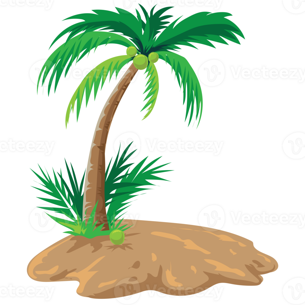 mountain coconut palm island map view garden 27245387 PNG