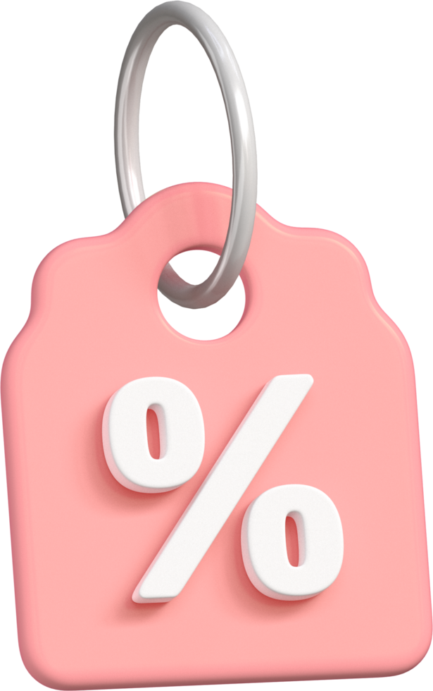 Sale Tag 3D Icon png