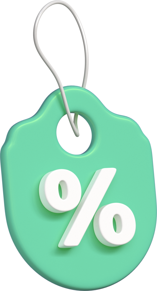 Sale Tag 3D Icon png