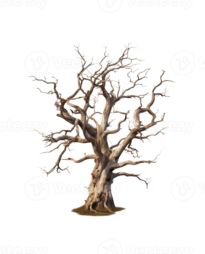 dead tree on transparent background png