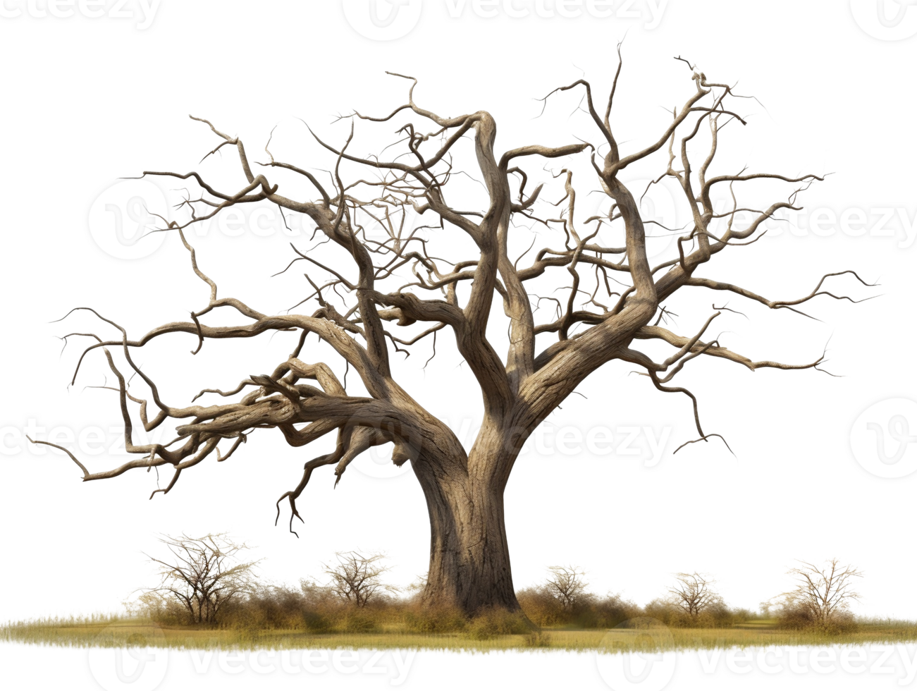 dead tree on transparent background png