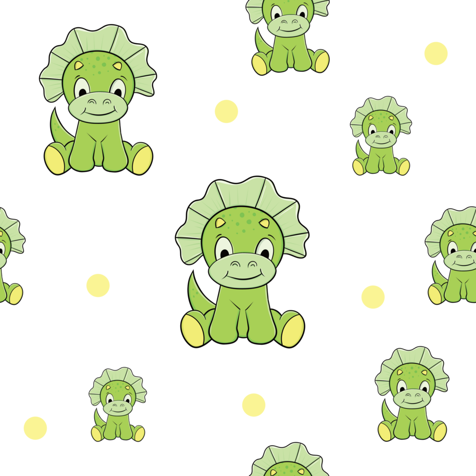 Cute Baby Dinosaur Seamless Pattern,Wallpaper,Textile,Fabric png