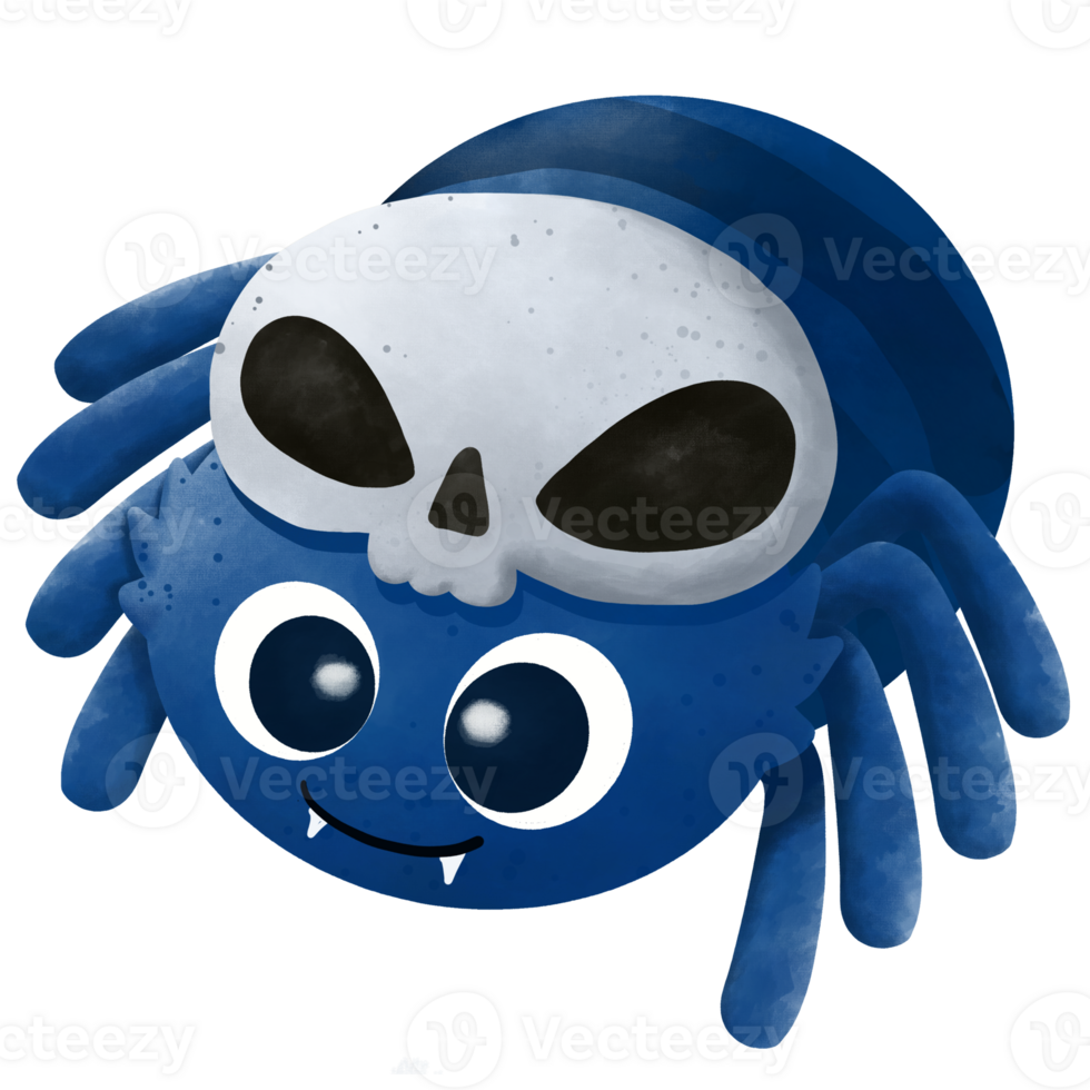 Halloween spider character png