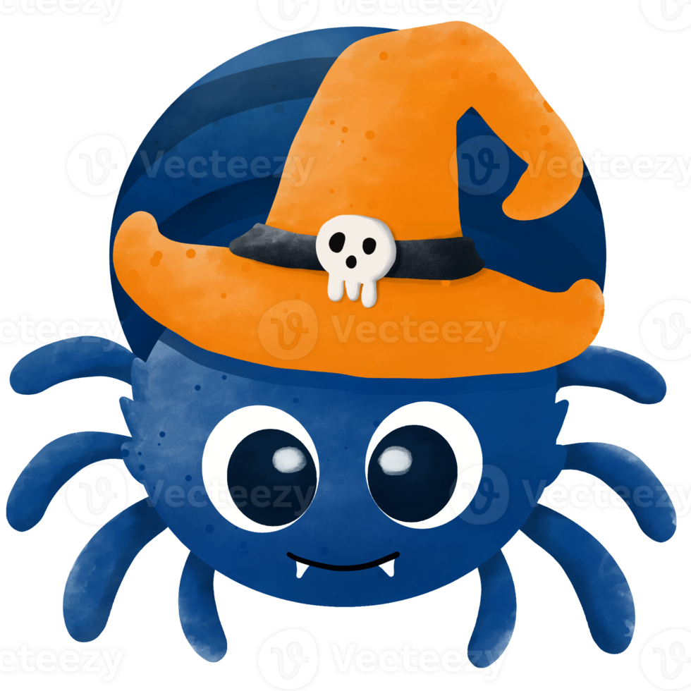 Halloween spider character png