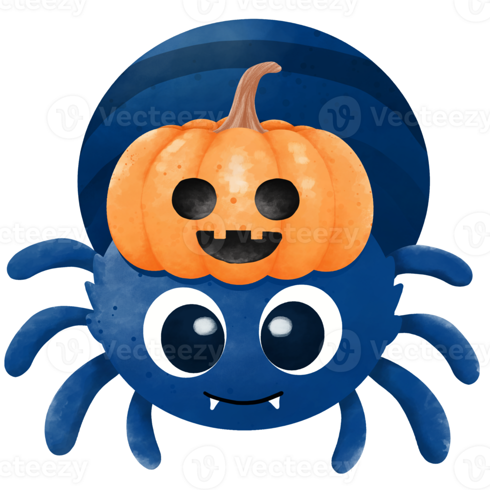 Halloween spider character png