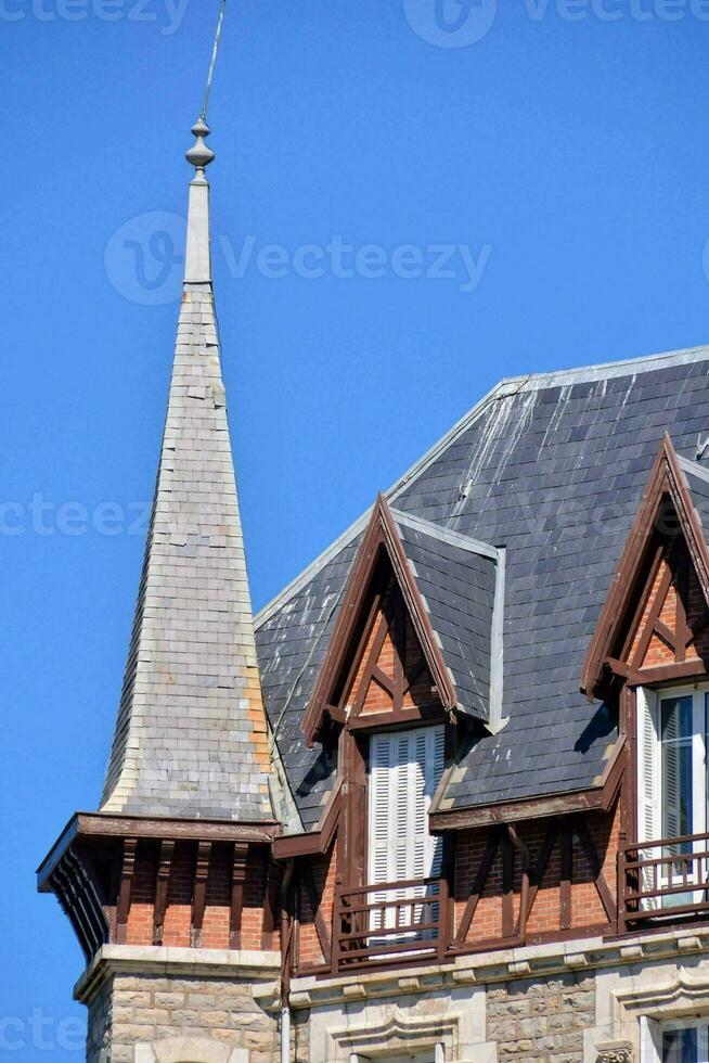 a building with a steeple photo