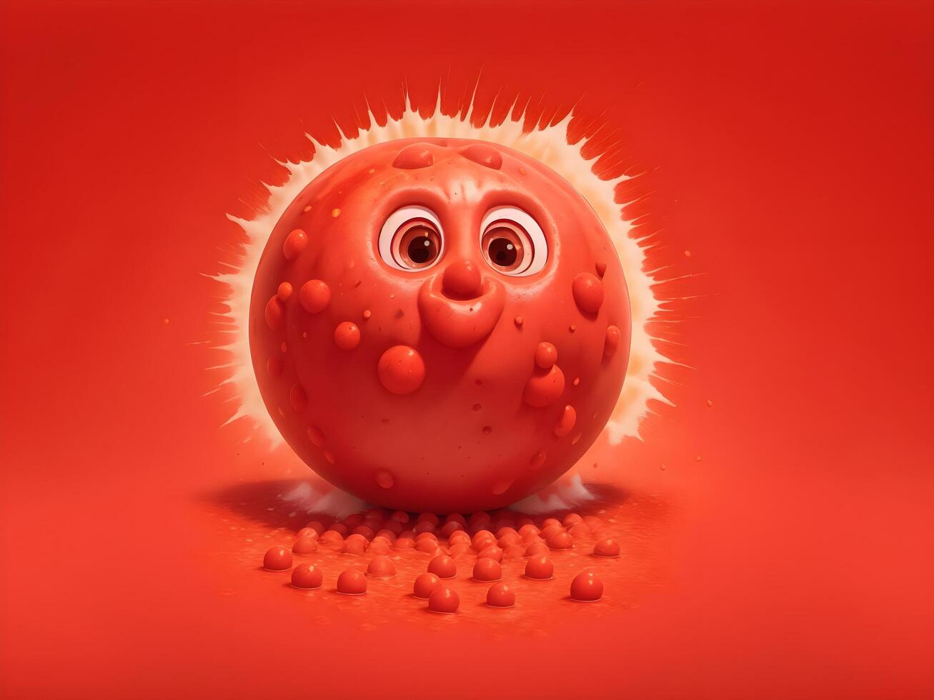 Card design, background for La Tomatina festival in Spain, Bunol photo