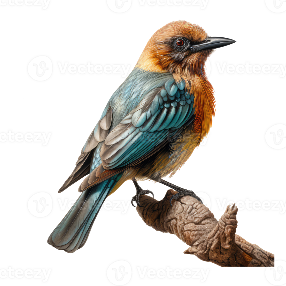 Bird isolated on transparent background . AI Generated png