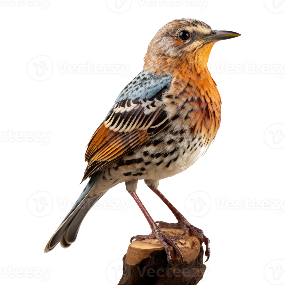 Bird isolated on transparent background . AI Generated png