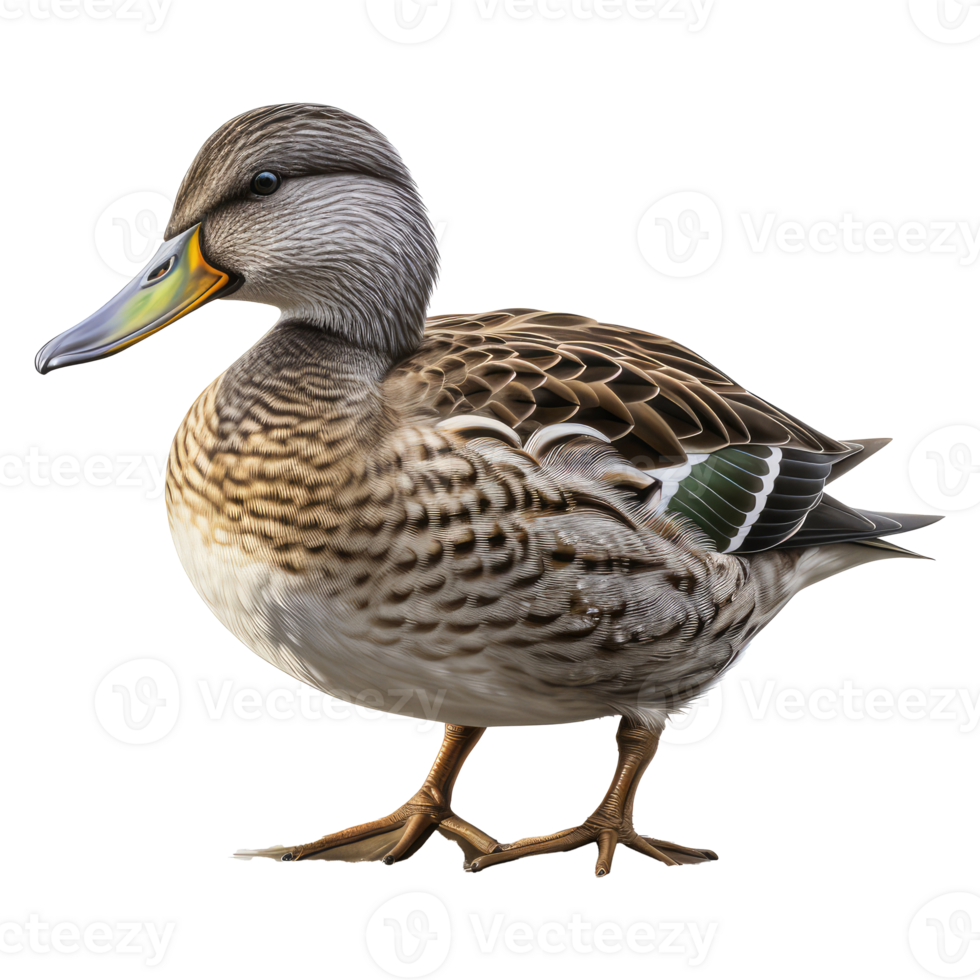 Duck isolated on transparent background . AI Generated png