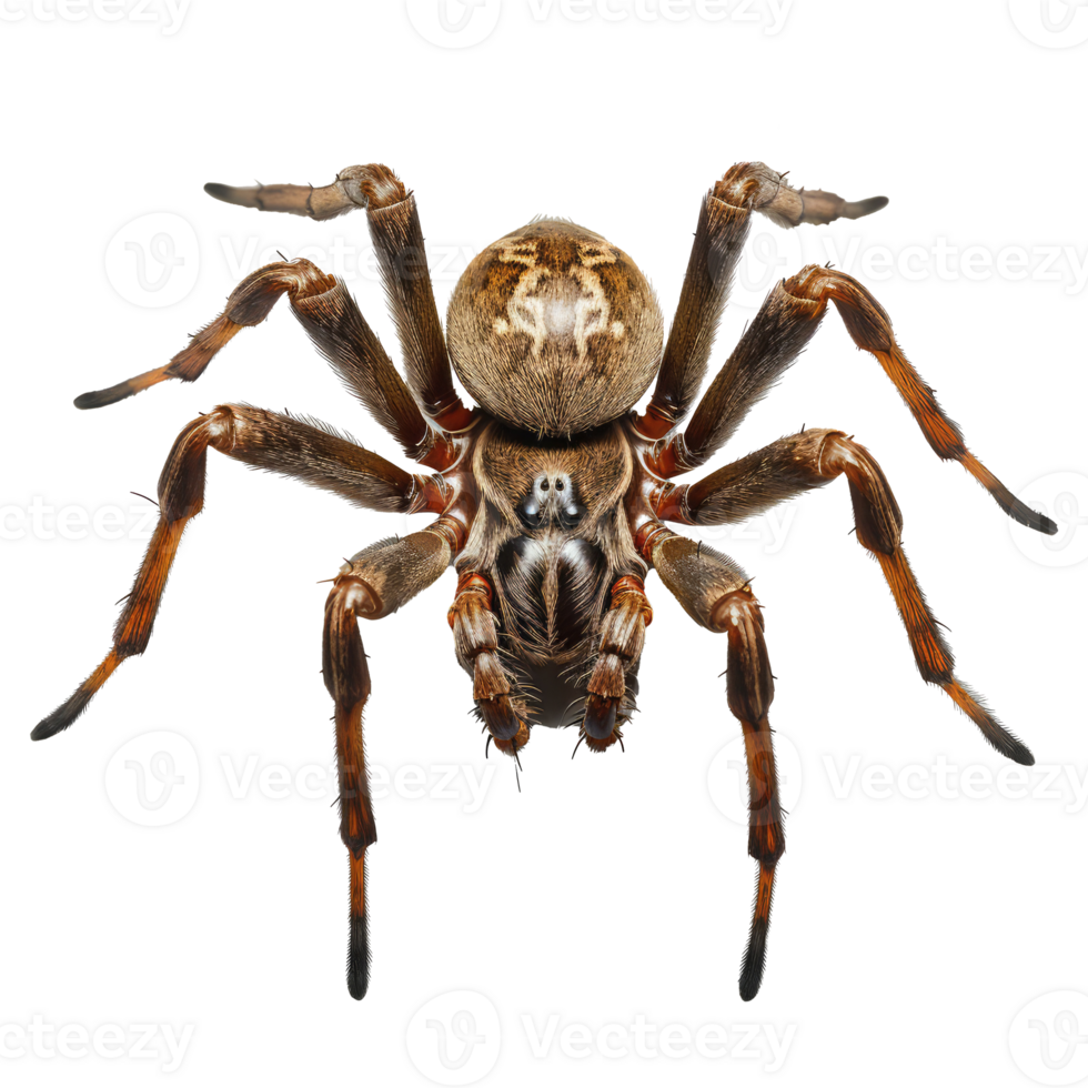 Spider isolated on transparent background . AI Generated png