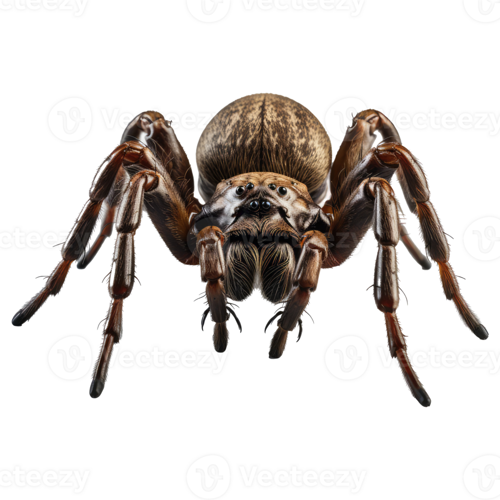 Spider isolated on transparent background . AI Generated png