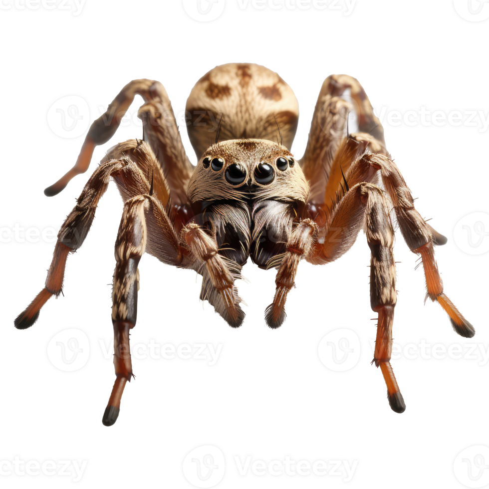 Spider isolated on transparent background . AI Generated png