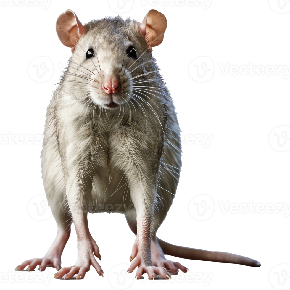 Rat isolated on transparent background . AI Generated png