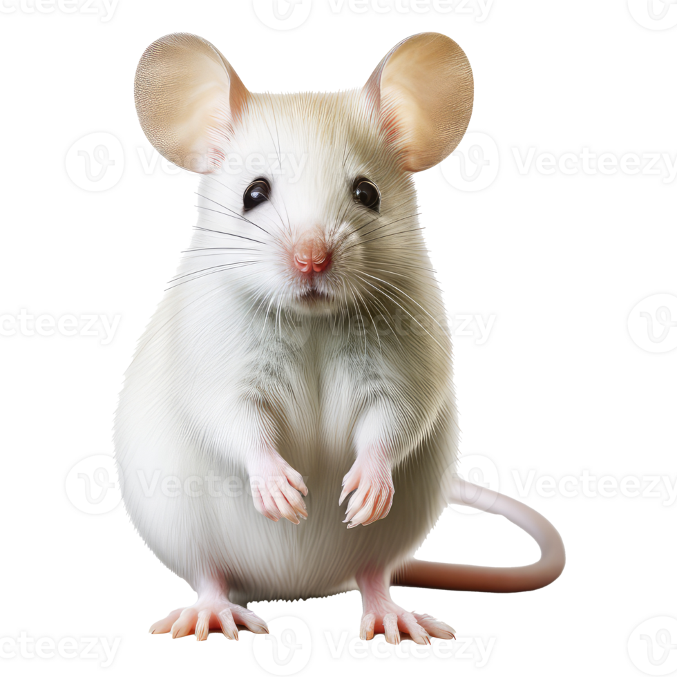 Mouse isolated on transparent background . AI Generated png