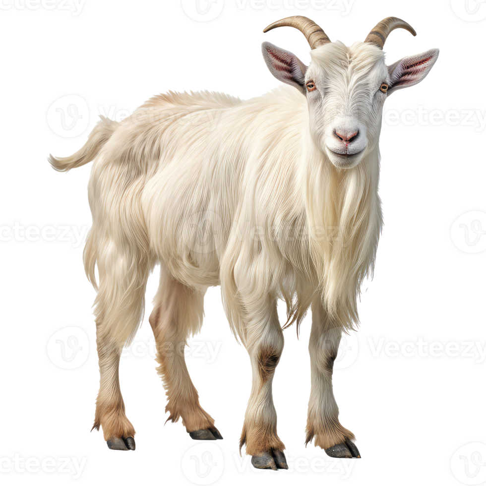 Goat isolated on transparent background . AI Generated png