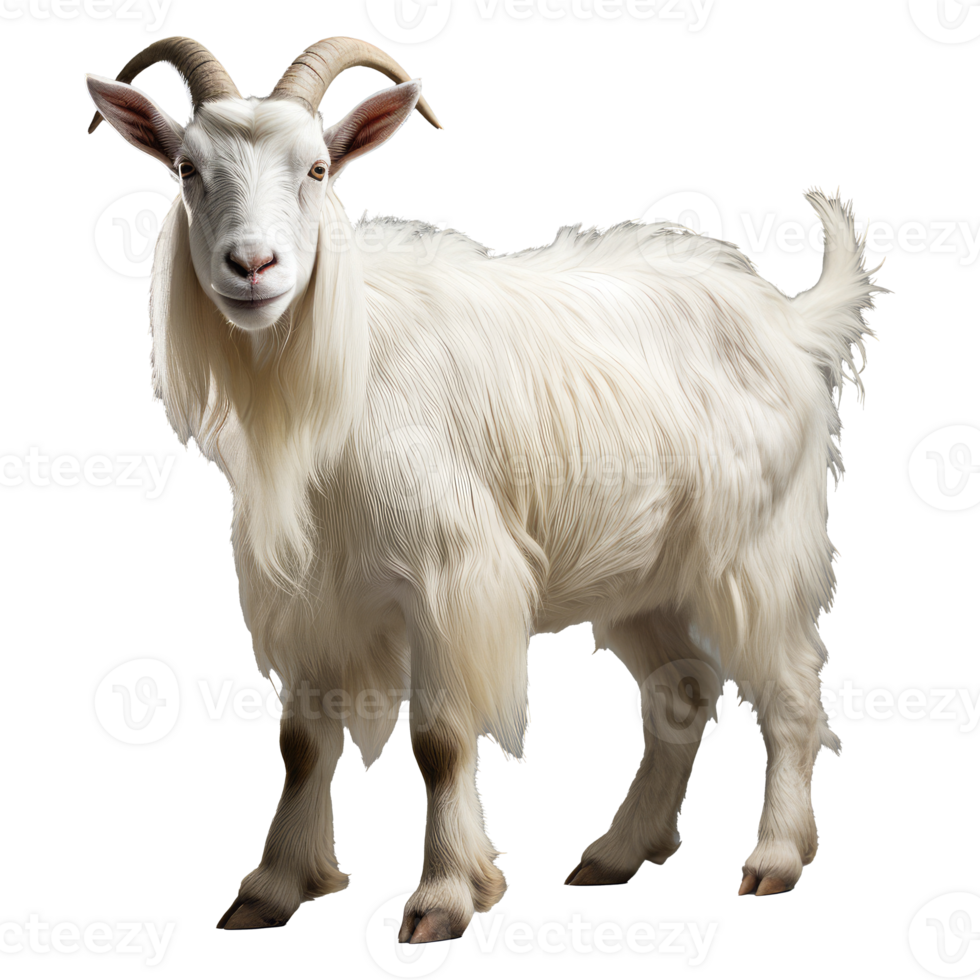 Goat isolated on transparent background . AI Generated png