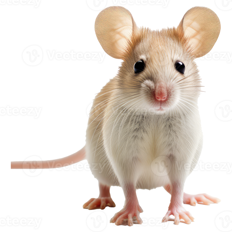 Mouse isolated on transparent background . AI Generated png