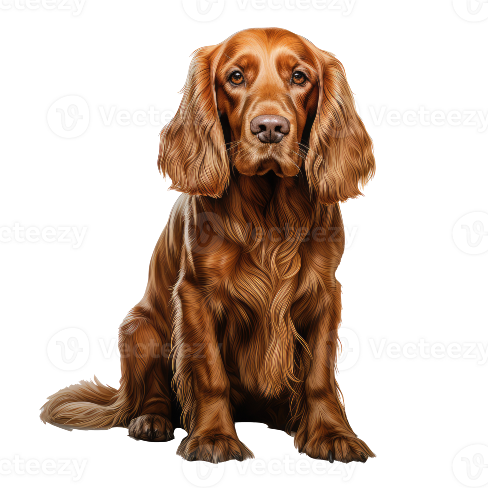 Cocker Spaniel dog isolated on transparent background . AI Generated png