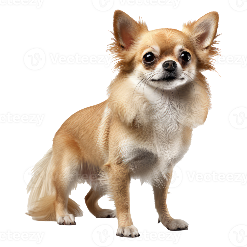 chihuahua dog isolated on transparent background . AI Generated png