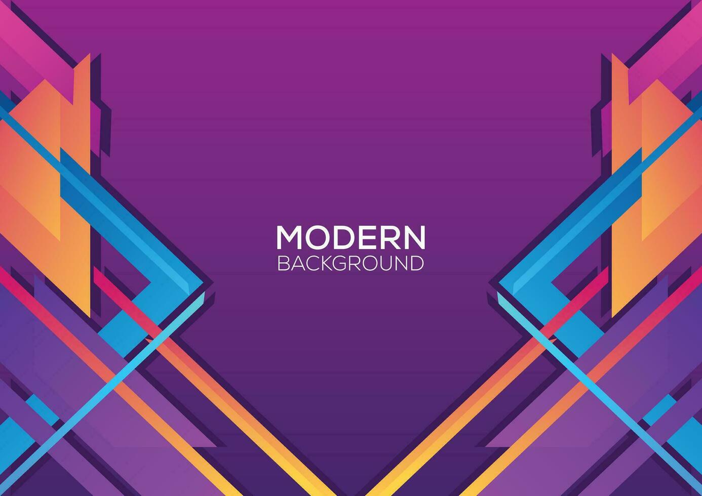 modern geometric gradient color design abstract background vector